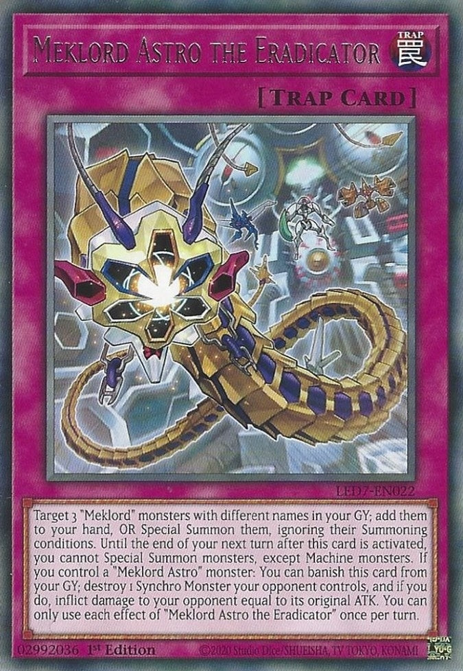 Meklord Astro the Eradicator (7022) (LED7) - YuGiOh Single