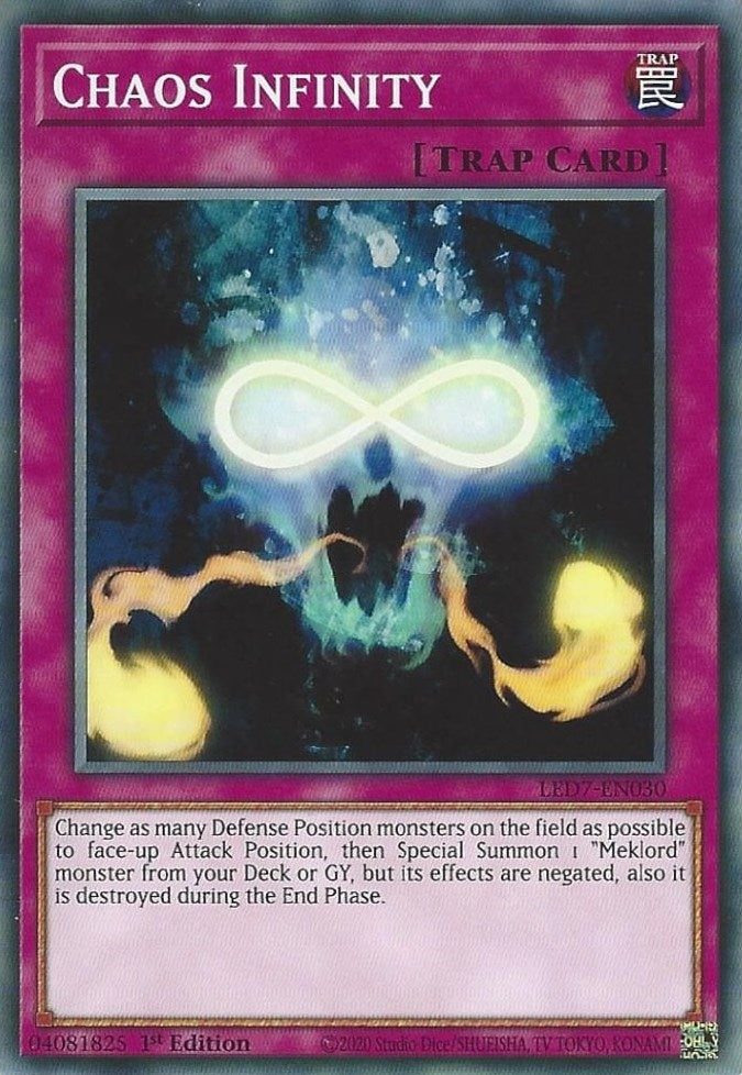 Chaos Infinity (7030) (LED7) - YuGiOh Single