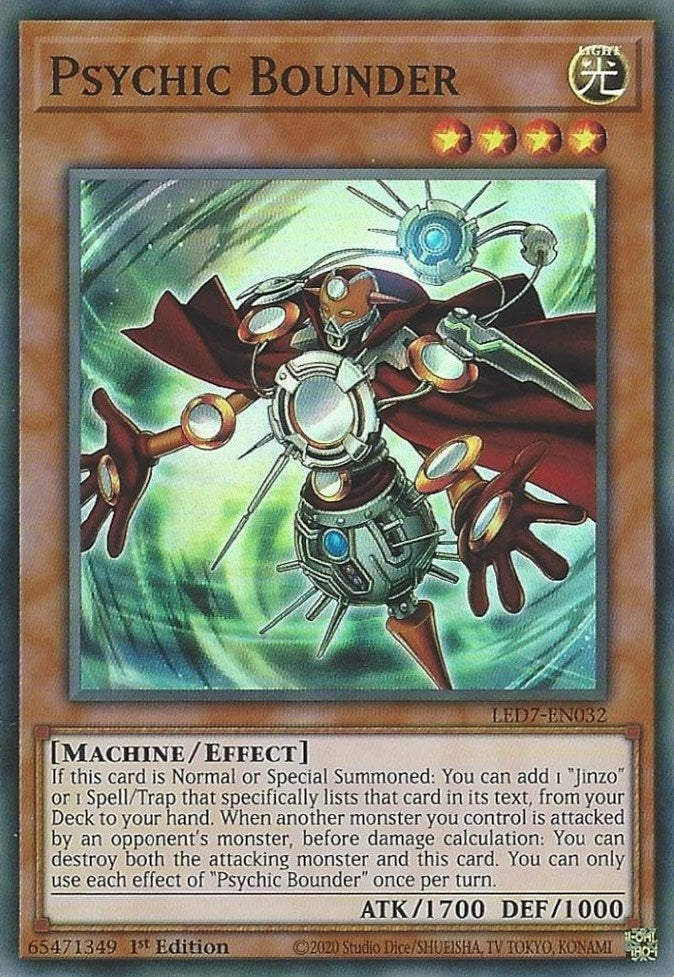 Psychic Bounder (7032) (LED7) - YuGiOh Single