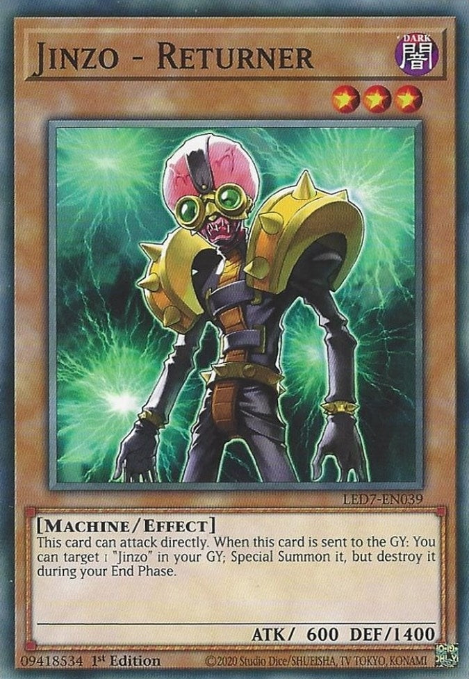 Jinzo - Returner (7039) (LED7) - YuGiOh Single