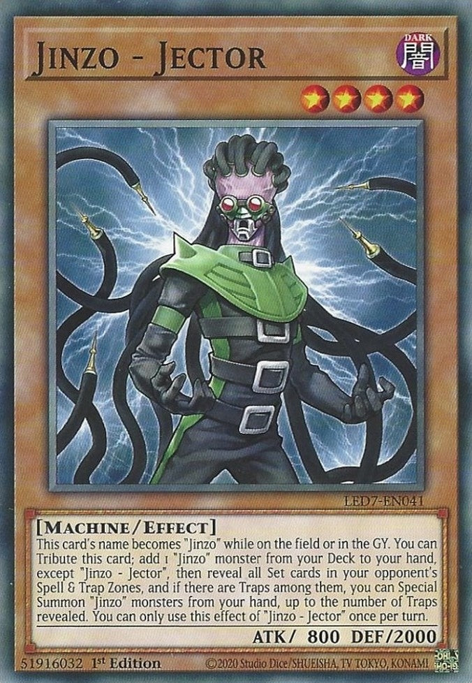 Jinzo - Jector (7041) (LED7) - YuGiOh Single