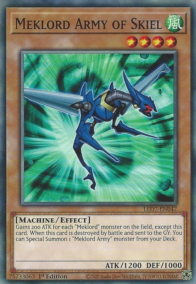 Meklord Army of Skiel (7047) (LED7) - YuGiOh Single
