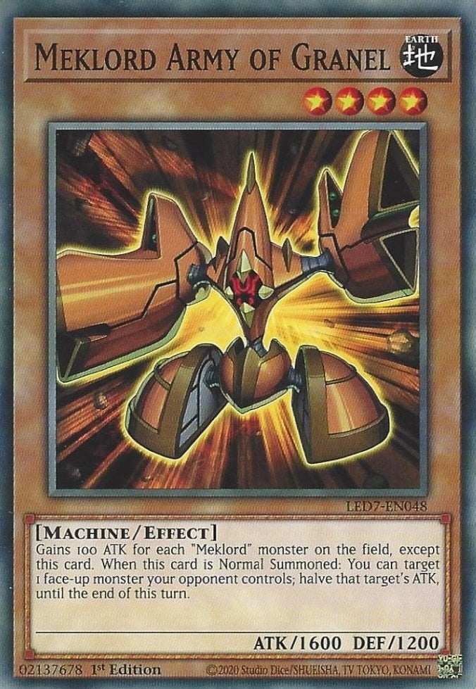 Meklord Army of Granel (7048) (LED7) - YuGiOh Single