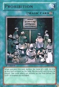 Prohibition (39) (PSV) - YuGiOh Single