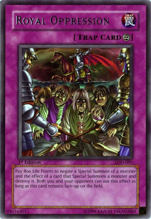 Royal Oppression (91) (LOD) - YuGiOh Single