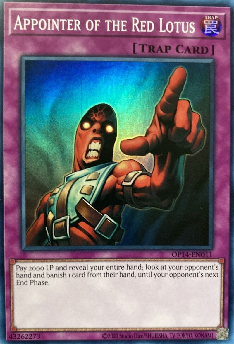 Appointer of the Red Lotus (14011) (OP14) - YuGiOh Single