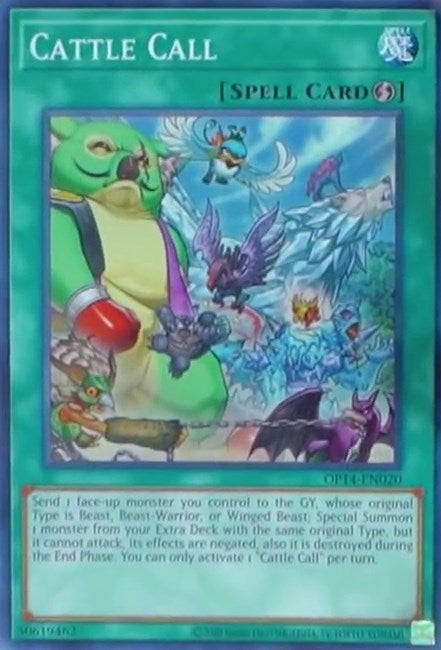 Cattle Call (14020) (OP14) - YuGiOh Single