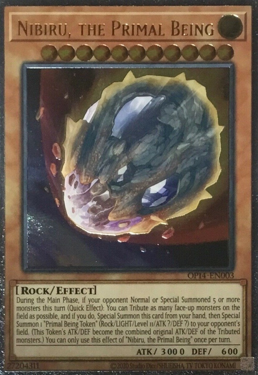 Nibiru the Primal Being (UTR) (14003) (OP14) - YuGiOh Single