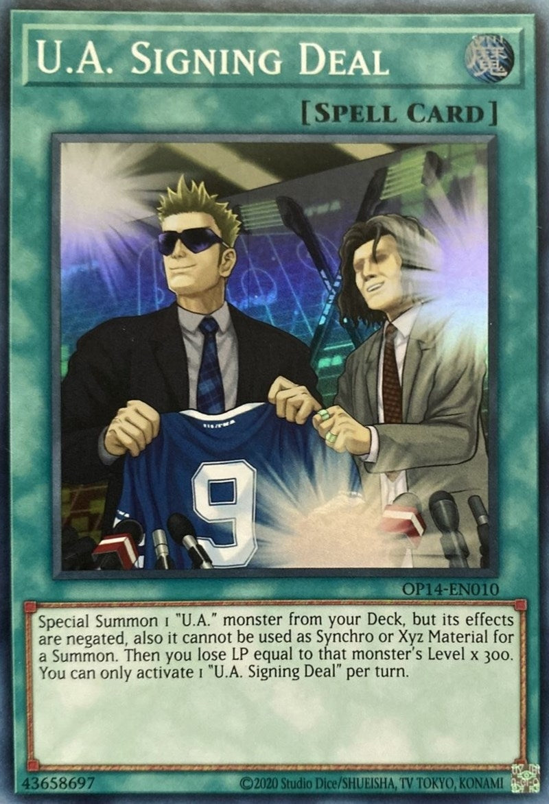 U.A. Signing Deal (14010) (OP14) - YuGiOh Single