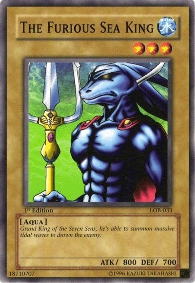 The Furious Sea King (33) (LOB) - YuGiOh Single