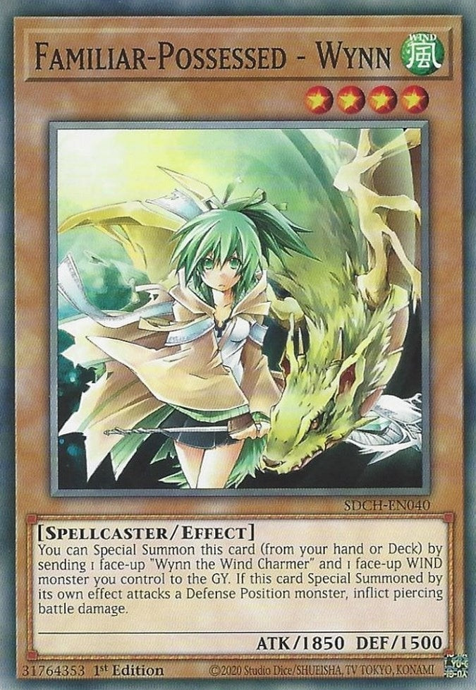 Familiar-Possessed - Wynn (40) (SDCH) - YuGiOh Single