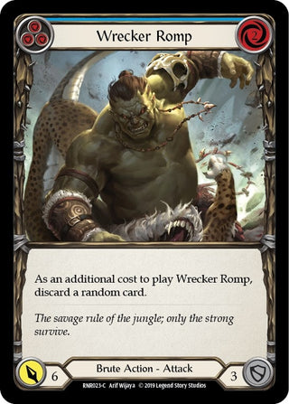 Image for Wrecker Romp (Blue) (RNR023) - Flesh and Blood TCG
