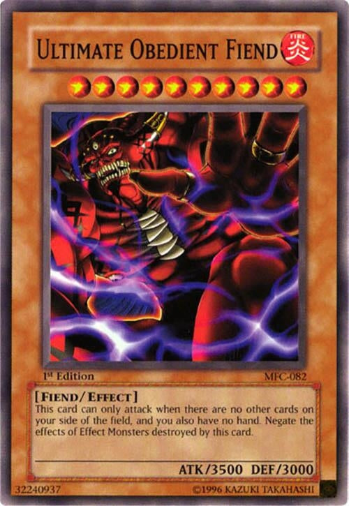 Ultimate Obedient Fiend (82) - YuGiOh Single
