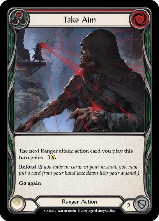 Image for Take Aim (Red) (ARC054) - Flesh and Blood TCG