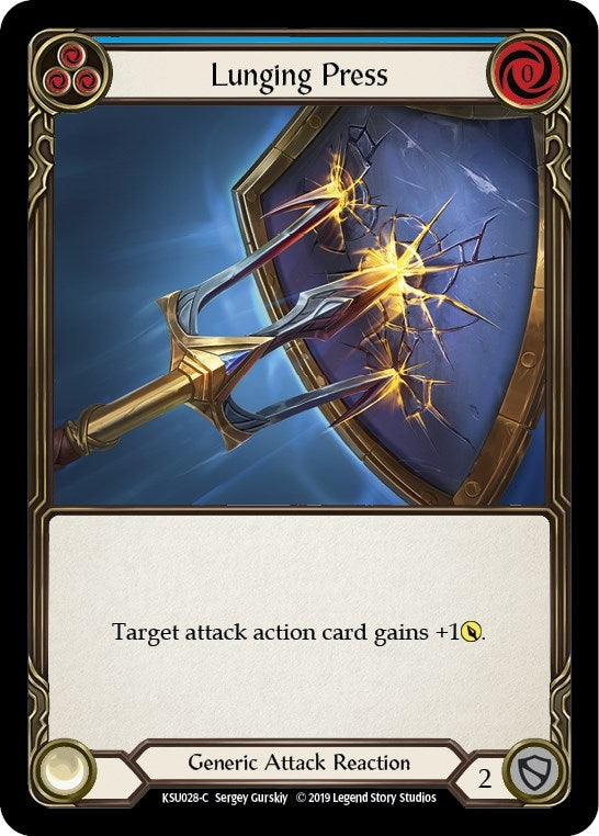 Image for Lunging Press (KSU028) - Flesh and Blood TCG