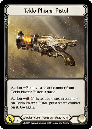 Image for Teklo Plasma Pistol // Viserai, Rune Blood (ARC003 // ARC075) - Flesh and Blood TCG