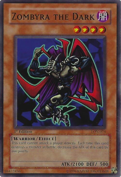 Zombyra the Dark (74) - YuGiOh Single