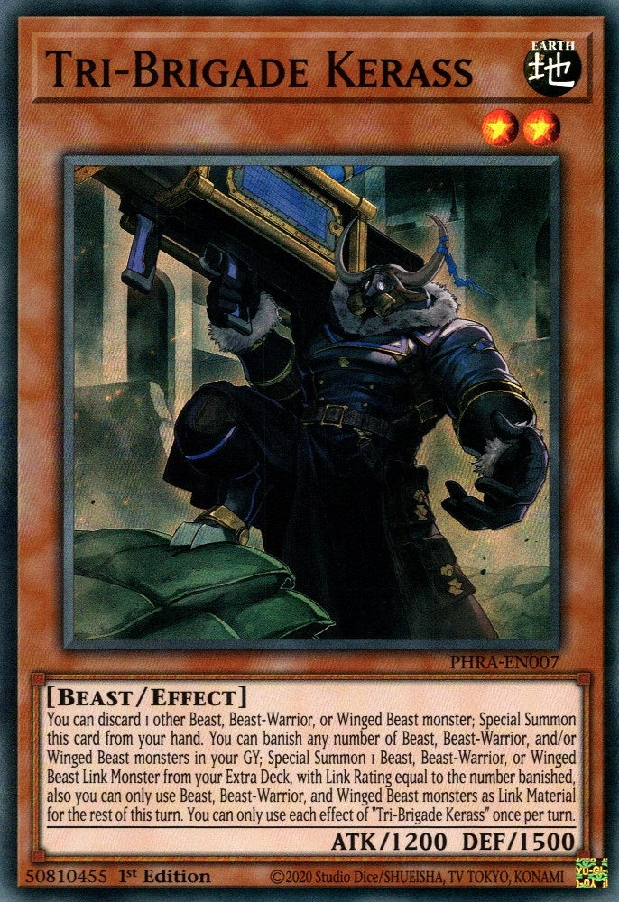 Tri-Brigade Kerass (7) (PHRA) - YuGiOh Single