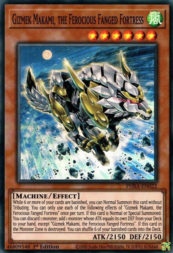 Gizmek Makami the Ferocious Fanged Fortress (22) (PHRA) - YuGiOh Single