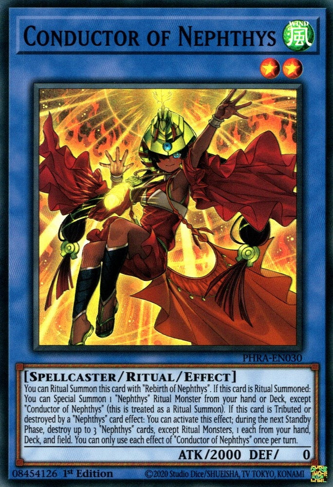 Conductor of Nephthys (30) (PHRA) - YuGiOh Single