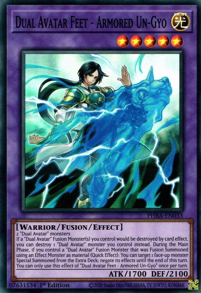 Dual Avatar Feet - Armored Un-Gyo (33) (PHRA) - YuGiOh Single