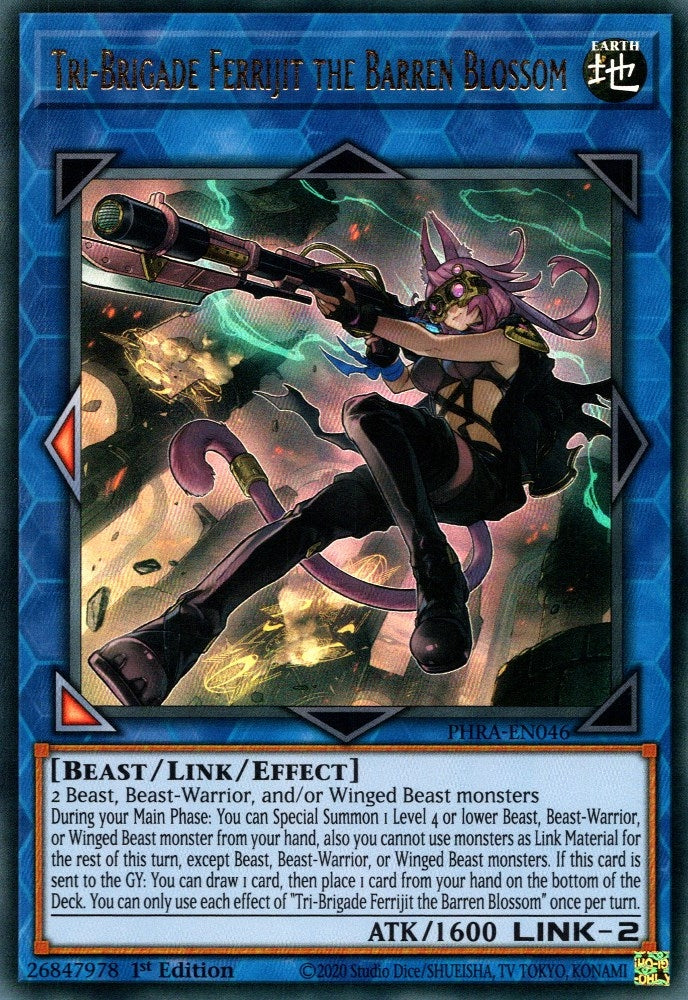 Tri-Brigade Ferrijit the Barren Blossom (46) (PHRA) - YuGiOh Single