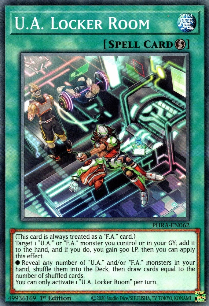 U.A. Locker Room (62) (PHRA) - YuGiOh Single