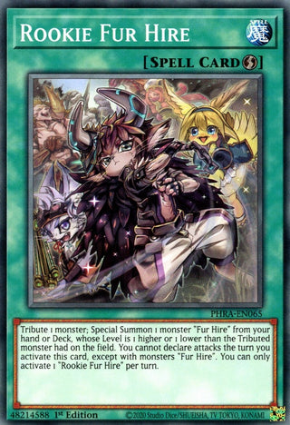 Rookie Fur Hire (65) (PHRA) - YuGiOh Single