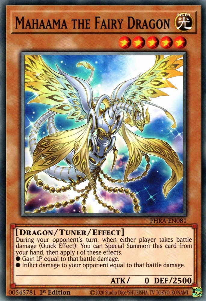 Mahaama the Fairy Dragon (81) (PHRA) - YuGiOh Single