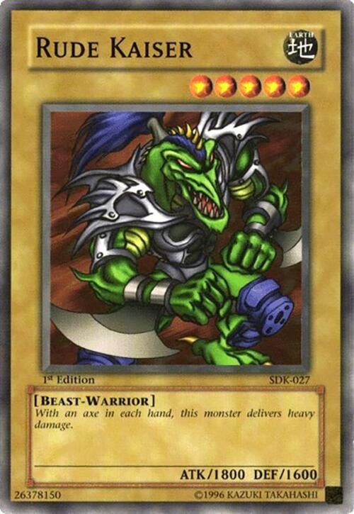 Rude Kaiser (27) - YuGiOh Single