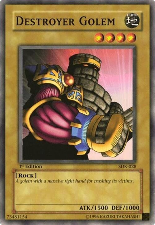 Destroyer Golem (28) - YuGiOh Single