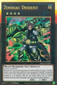 Zoodiac Drident (36) (MAGO) - YuGiOh Single