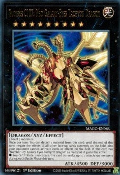 Number C107: Neo Galaxy-Eyes Tachyon Dragon (63) (MAGO) - YuGiOh Single