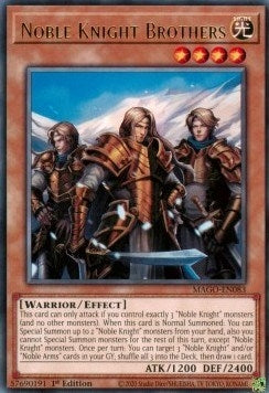 Noble Knight Brothers (83) (MAGO) - YuGiOh Single