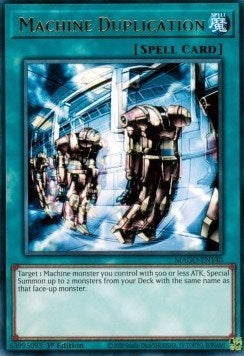 Machine Duplication (140) (MAGO) - YuGiOh Single