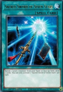 Sacred Sword of Seven Stars (150) (MAGO) - YuGiOh Single