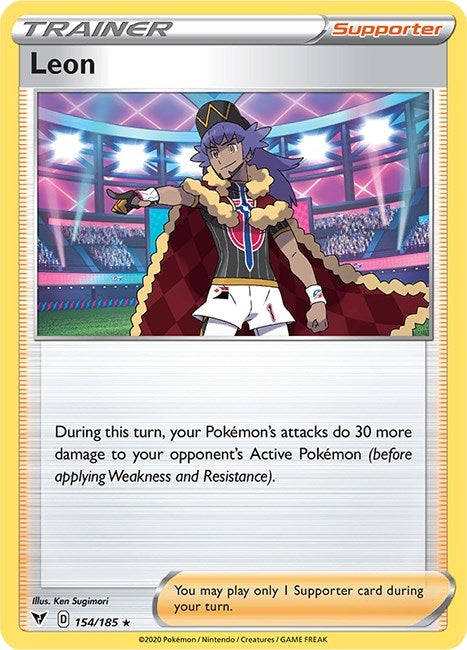 Image for Leon (154/185) (Deck Exclusives) - Pokemon