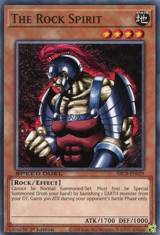 The Rock Spirit (29) (SBCB) - YuGiOh Single