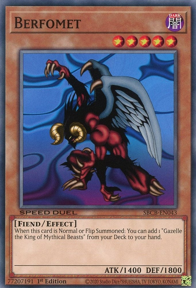 Berfomet (43) (SBCB) - YuGiOh Single