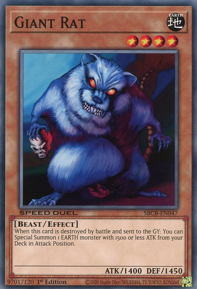 Giant Rat (47) (SBCB) - YuGiOh Single