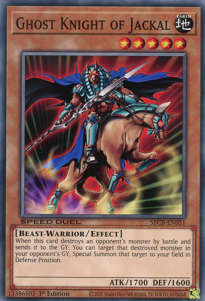 Ghost Knight of Jackal (51) (SBCB) - YuGiOh Single