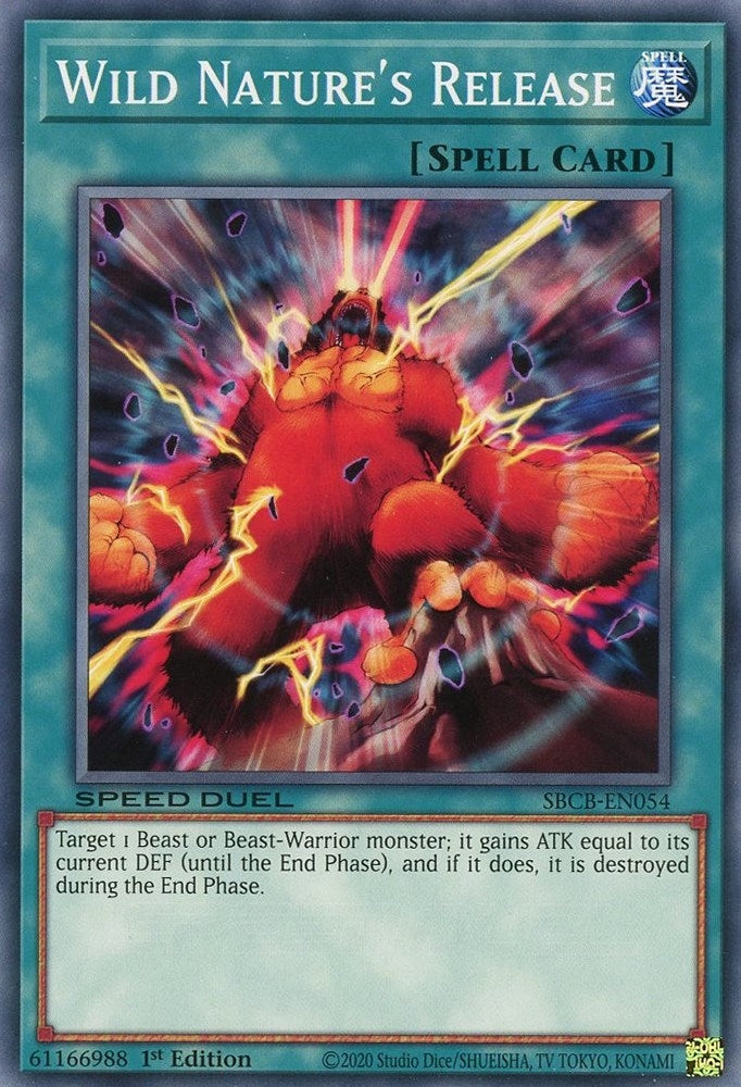 Wild Nature’s Release (54) (SBCB) - YuGiOh Single