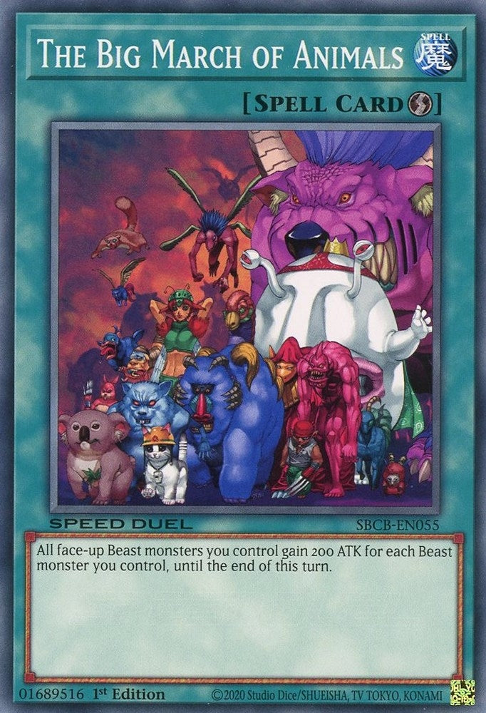 The Big March of Animals (55) (SBCB) - YuGiOh Single