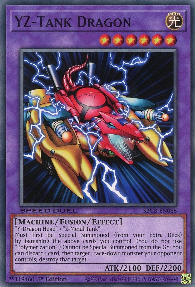 YZ-Tank Dragon (86) (SBCB) - YuGiOh Single
