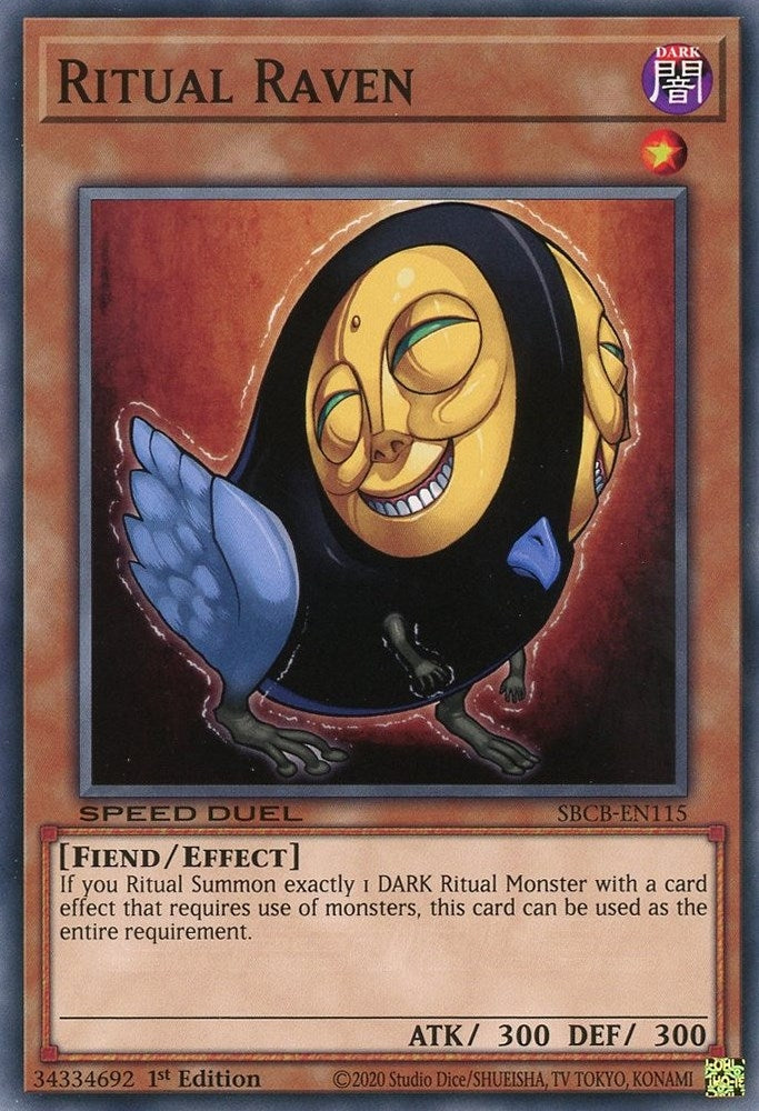 Ritual Raven (115) (SBCB) - YuGiOh Single