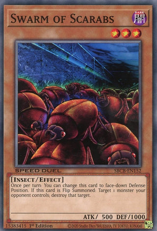 Swarm of Scarabs (152) (SBCB) - YuGiOh Single