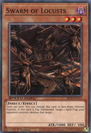 Swarm of Locusts (153) (SBCB) - YuGiOh Single
