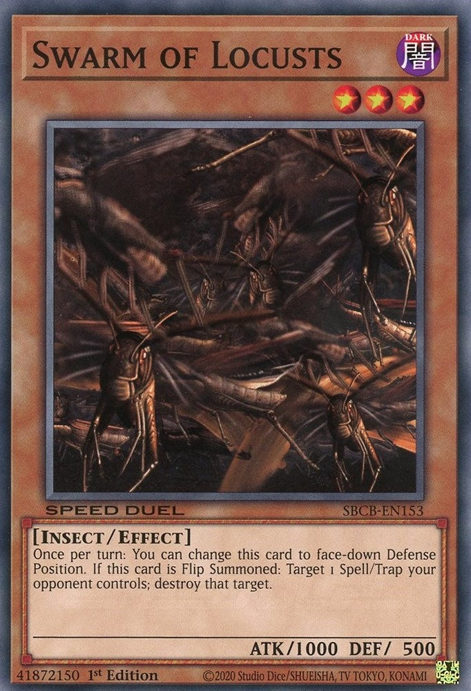 Swarm of Locusts (153) (SBCB) - YuGiOh Single