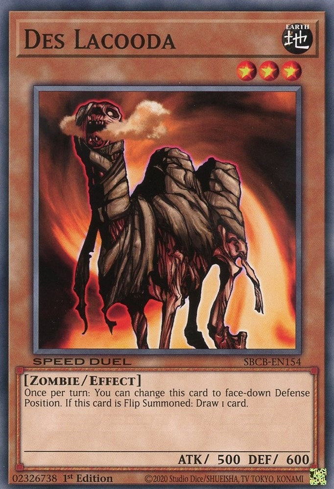 Des Lacooda (154) (SBCB) - YuGiOh Single
