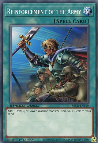 Reinforcement of the Army (160) (SBCB) - YuGiOh Single